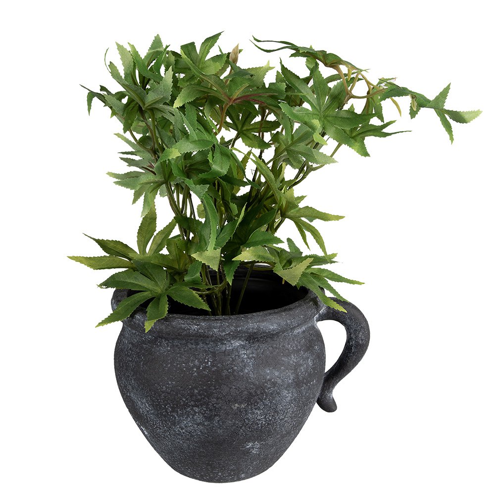 Decoratie bloempot 20x16x14 cm