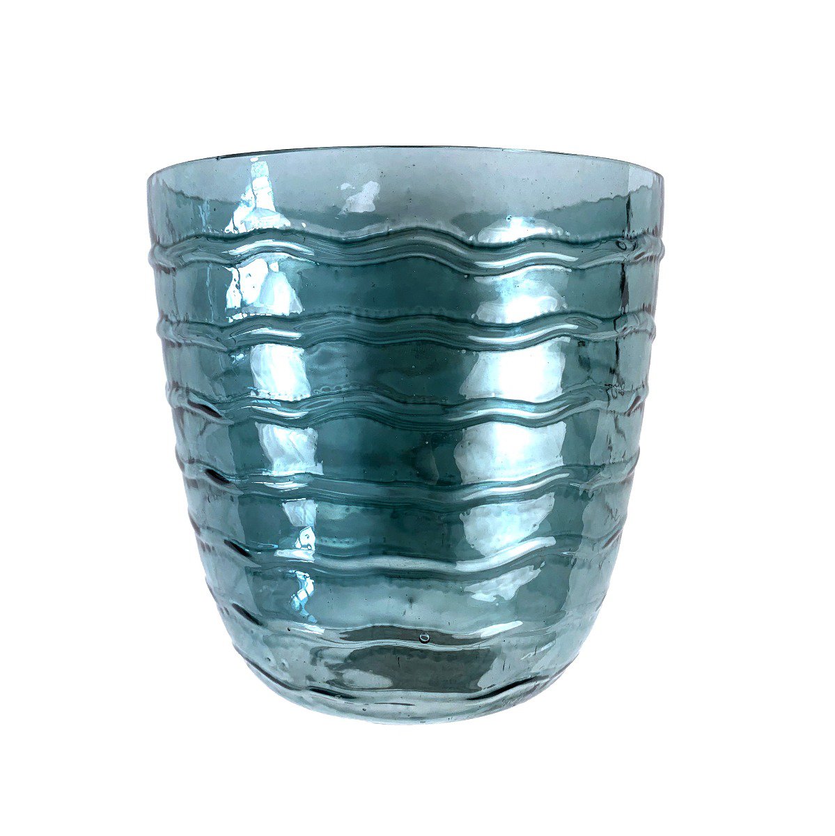 Tealightholder Ocean Petrol, set of 4