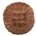 Sierkussen Ø 38x5 cm Bruin Polyester