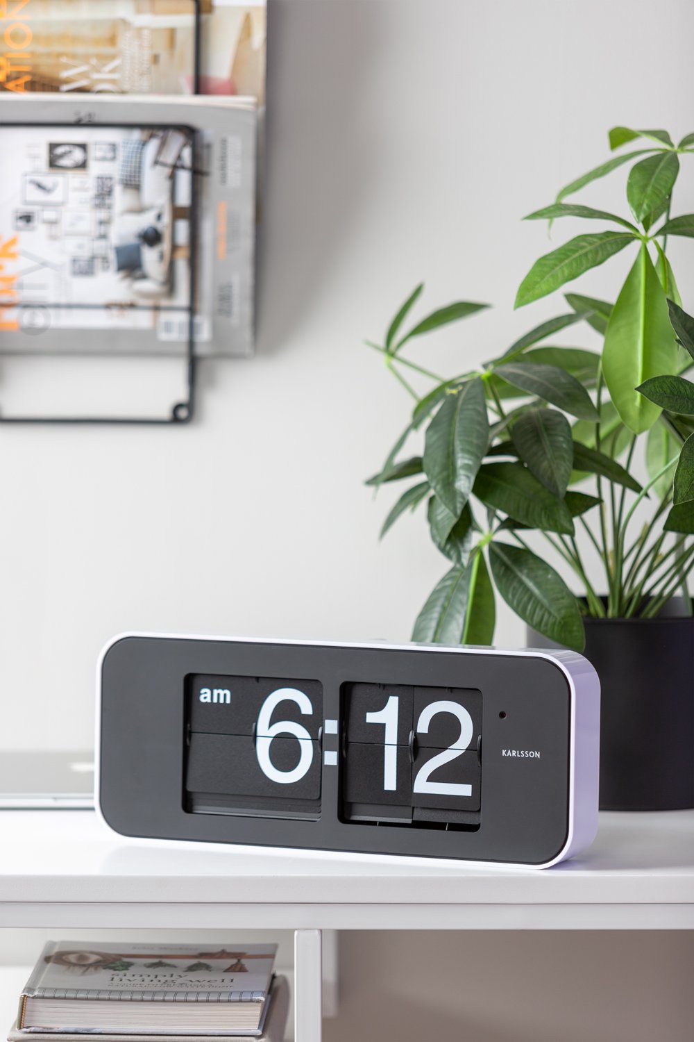 Wandklok Brede Flip