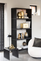 J-Line boekensteun Gorilla - polyresin - goud - 2 stuks
