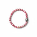 Dames armband Rhodochrosiet 6 mm met basic kraal