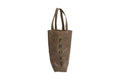 Imitatie leren flessentas Prost 18x9x31cm bruin