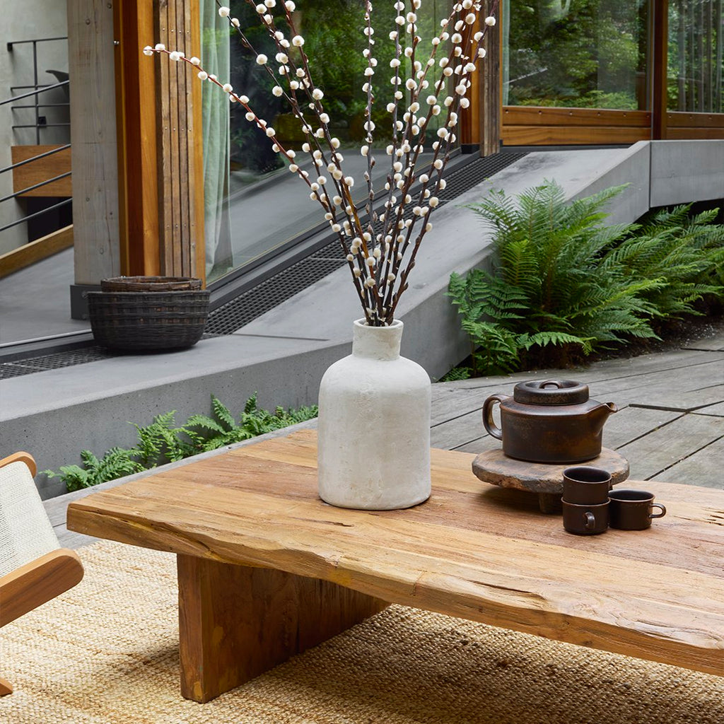 Teakhouten salontafel