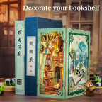 Cutebee, DIY Booknook, Panda Bookshop, DY02B, 18x11x23cm