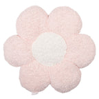 Sierkussen Bloem Ø 50x5 cm Roze Polyester