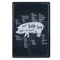 Varken Retro Wandbord 30x20