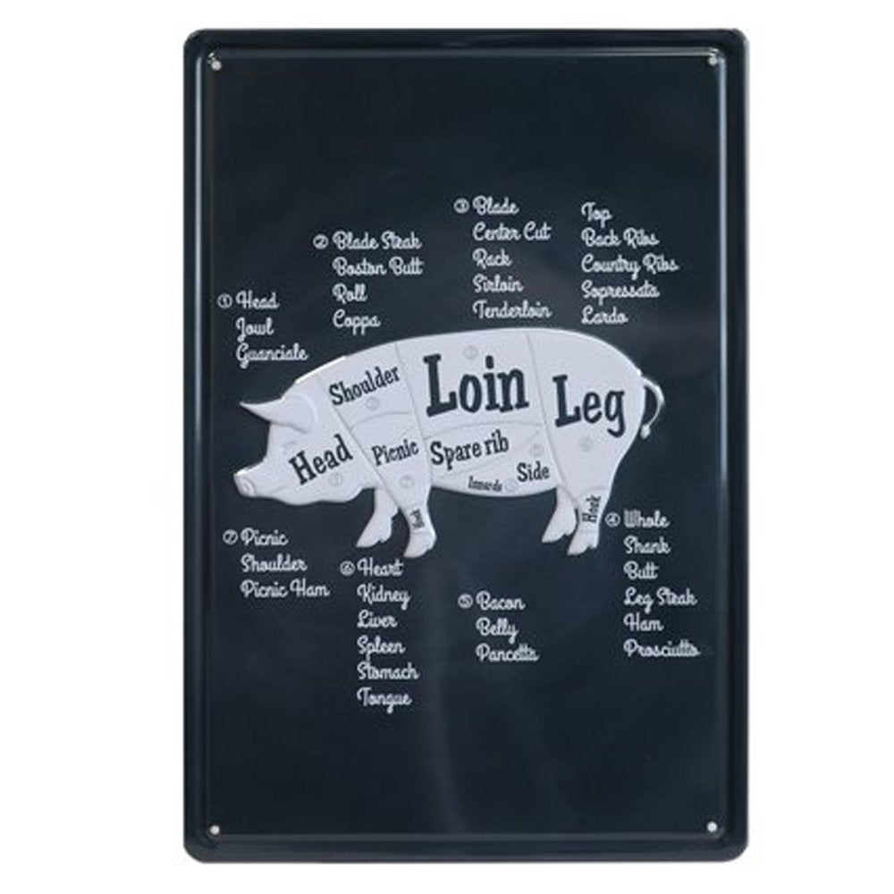 Varken Retro Wandbord 30x20