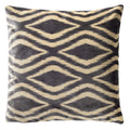 Amora | Cushion 45x45 cm | Houtskool grijs | Antraciet | Hoii | met duurzame kussenvulling