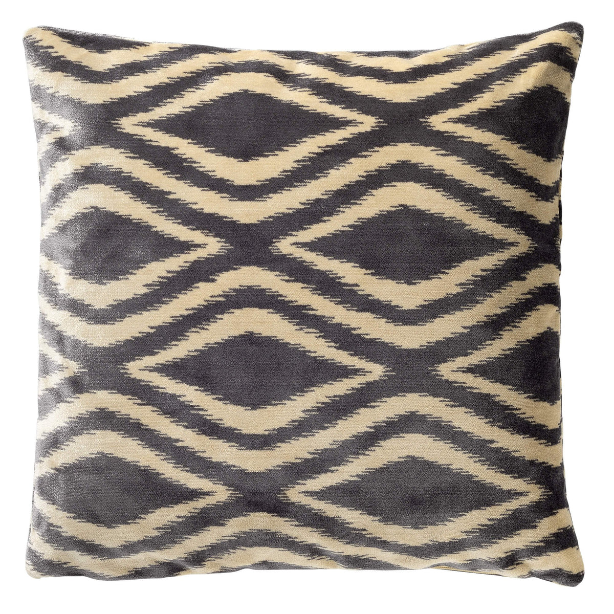 Amora | Cushion 45x45 cm | Houtskool grijs | Antraciet | Hoii | met duurzame kussenvulling