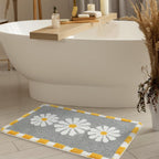 Blossom Superzachte antislipmicrovezelmat 2000 GSM (40x60 cm), 1 verpakking | Superabsorberende badkeukendeur vloermat