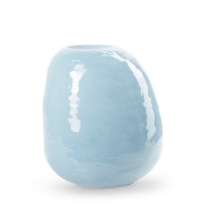 Bolvaas 'fiep' blauw glans h20 d18 cm
