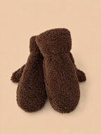 Zachte teddyhandschoenen