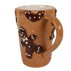 Mok 575 ml Bruin Keramiek Gingerbread man