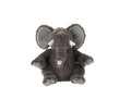 J-Line Olifant Pluche Polyester Grijs Medium