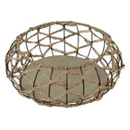 Opbergmand Ø 39x15 cm Bruin Rotan Mand