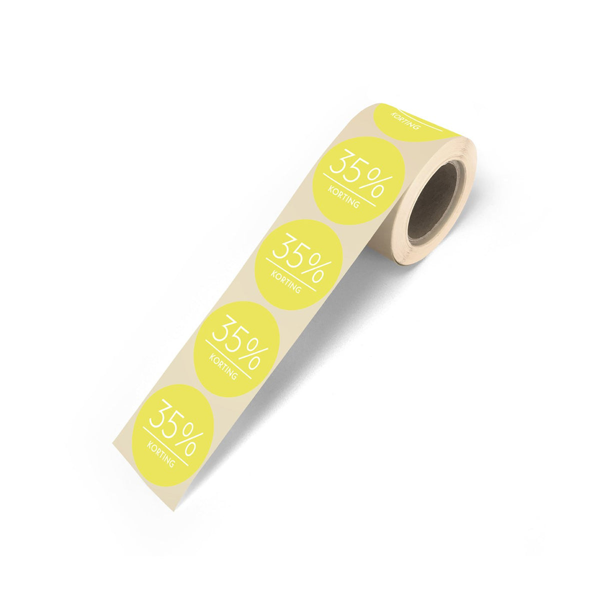 Kortingsstickers op rol - 500 stuks
