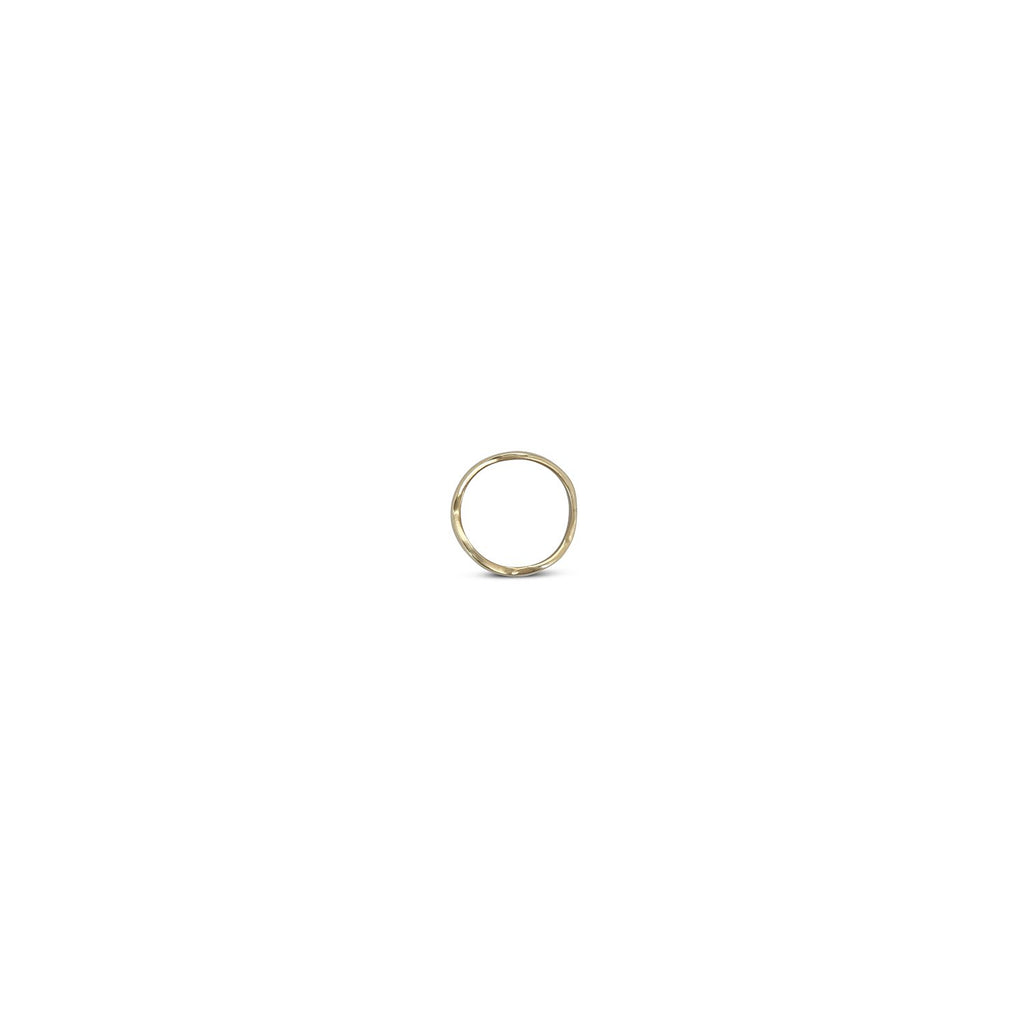 Servetring 4,5cm organisch goud Bedel - Set van 4