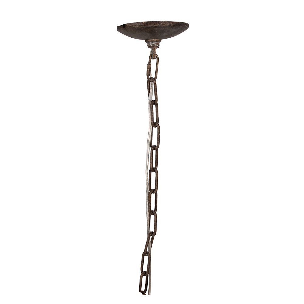 Hanglamp 72x72x67 cm Beige Goudkleurig Metaal Hanglamp Eettafel