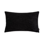 Coco Chenille kussen zwart 30x50cm