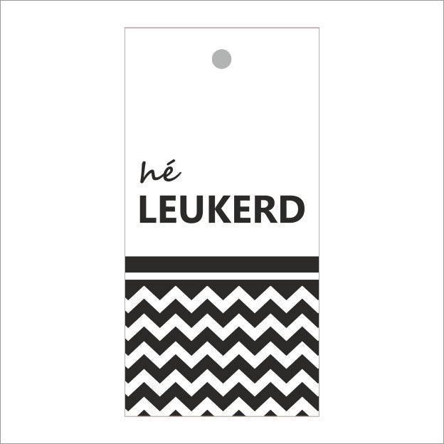 Cadeaukaartjes - Hij leukerd - 20 stuks