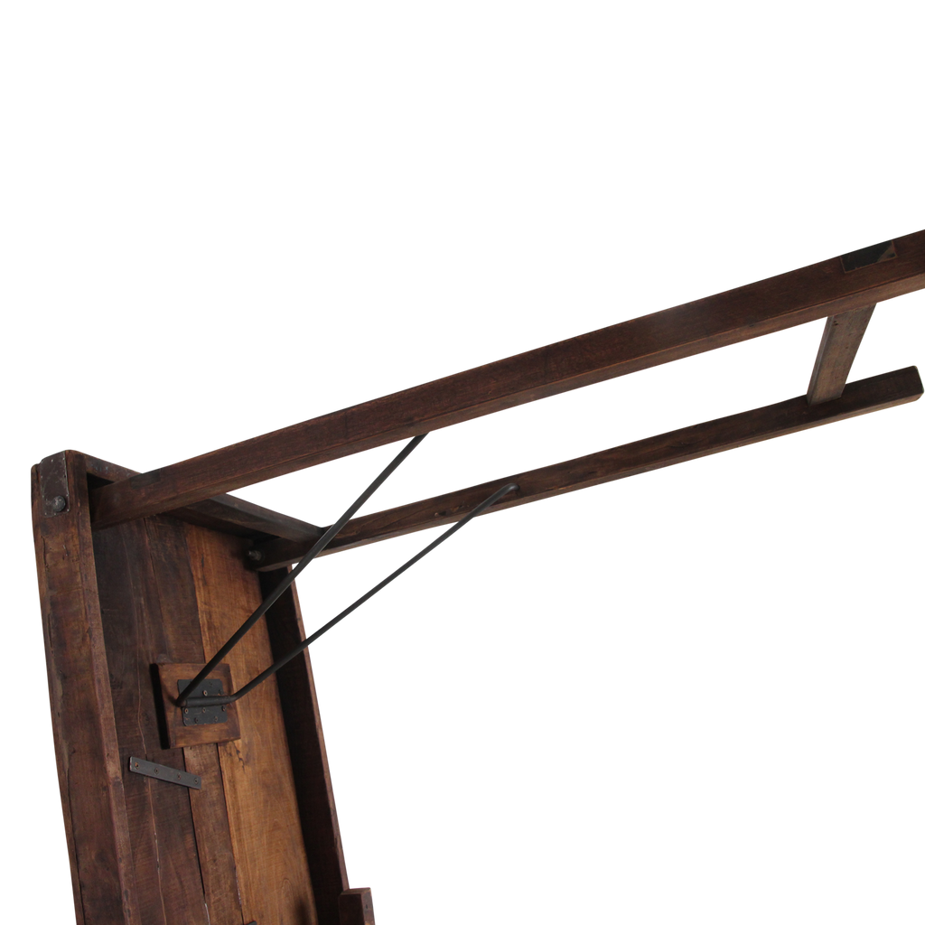 Markt bartafel bruin opklapbaar