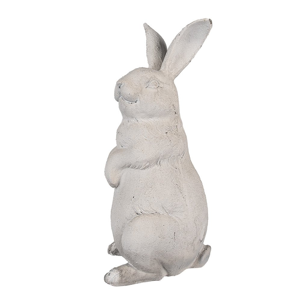 Beeld Konijn 26 cm Beige Polyresin Paasdecoratie