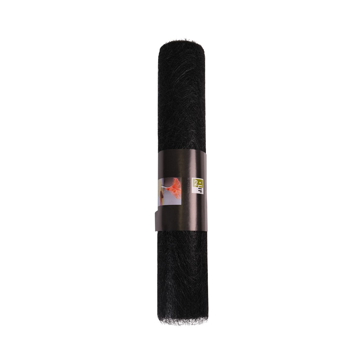 Decoweb Tafelband zwart 60cmx25mtr