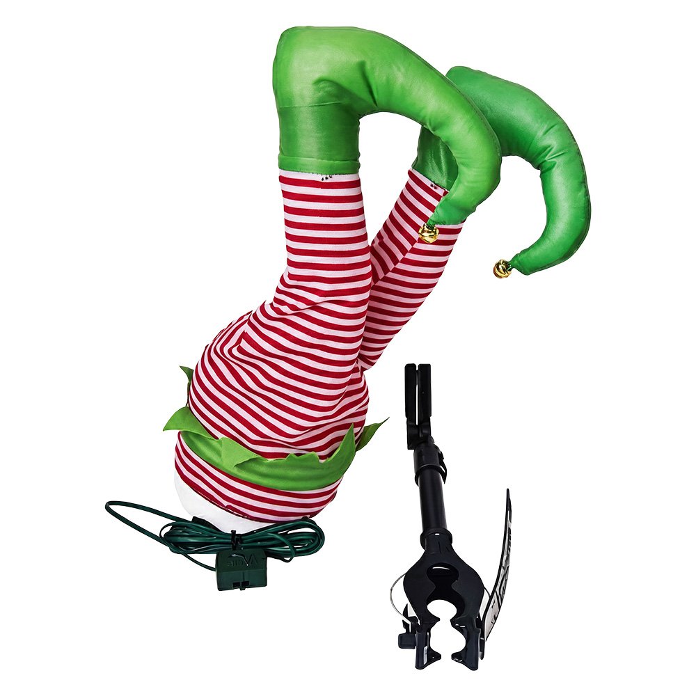 Kerstdecoratie Elfenbenen Groen Kunststof Decoratie