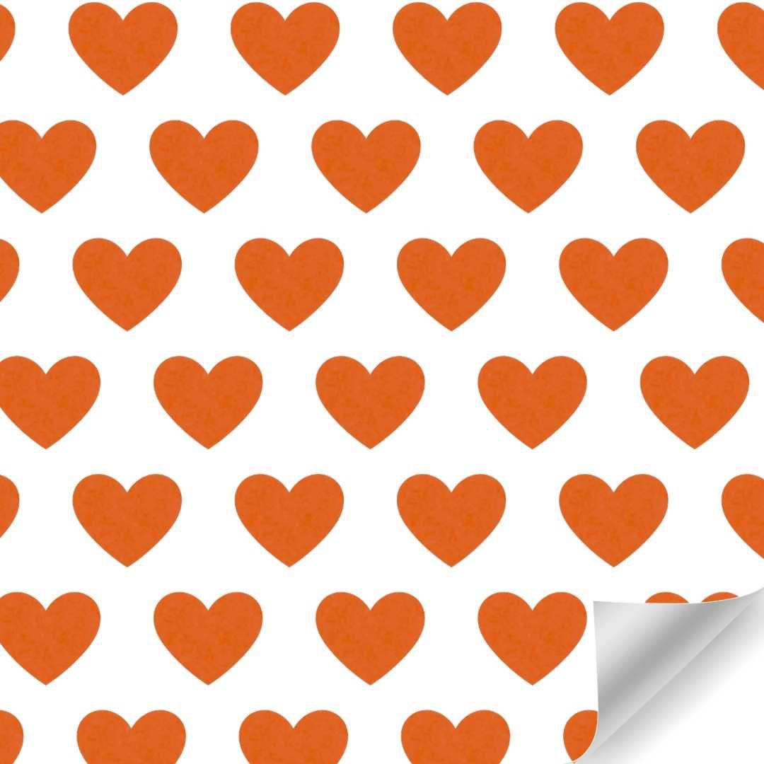 Papierrol – Harten Rood – 60 cm x 100 meter