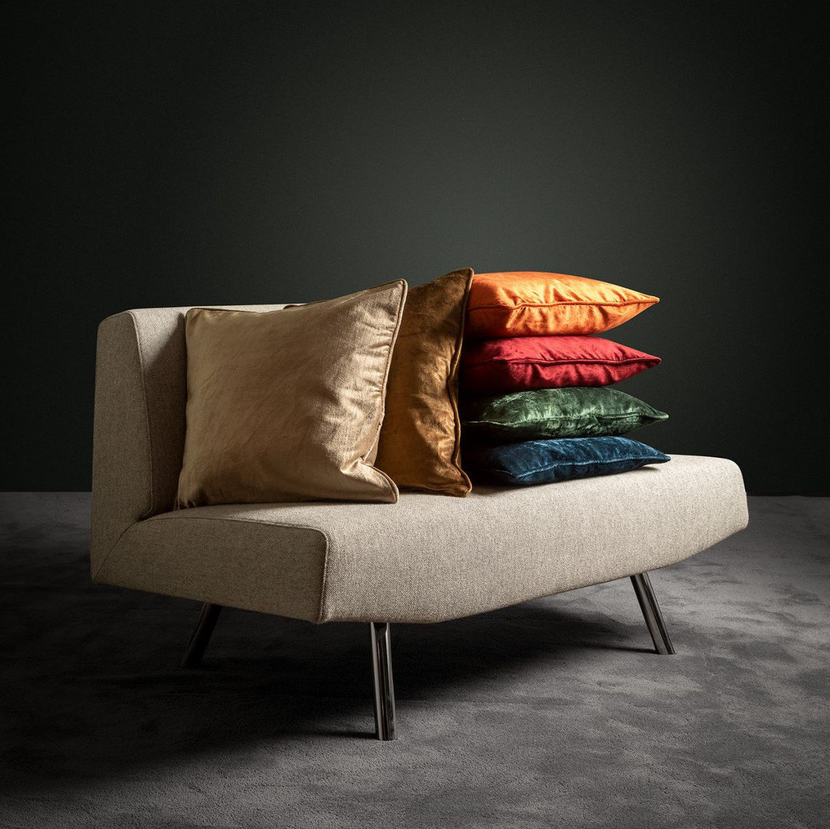 Chloe | Kussen | 50x50 cm Merlot | Rood | Hoii | Met luxe binnenkussen