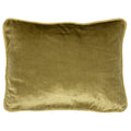 Half kussen fluweel goud 35x45cm