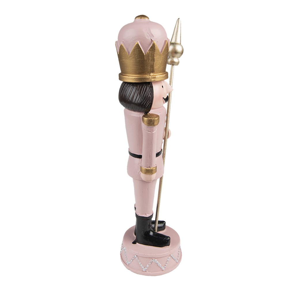Kerstdecoratie Notenkraker 17 cm Roze Kunststof