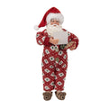 Beeld Kerstman 28 cm Rood Kunststof Beld Kerstmis