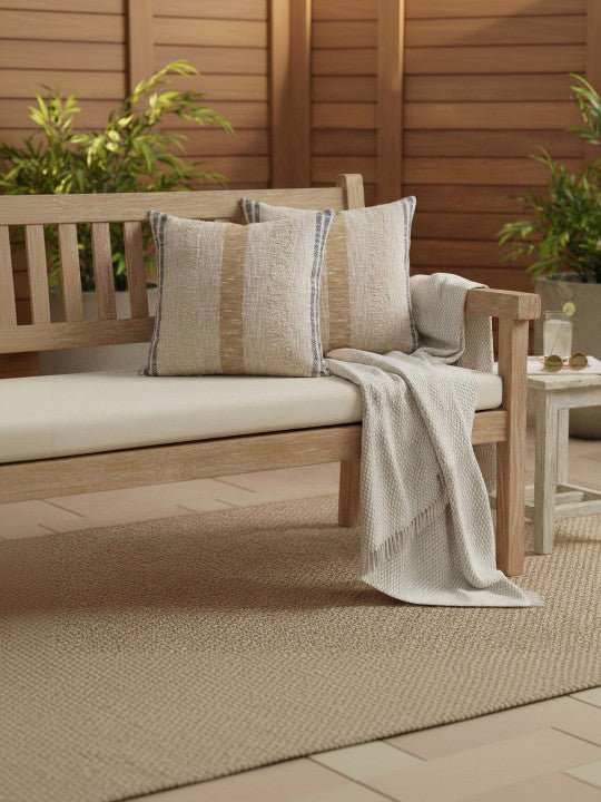 Kussenhoes | Kussenaccent met geometrisch patroon | 41x41cm