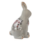 Decoratie Beeld Konijn 21 cm Grijs Keramiek
