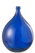 J-Line vaas Lissabon - glas - blauw - small - Ø 40 cm