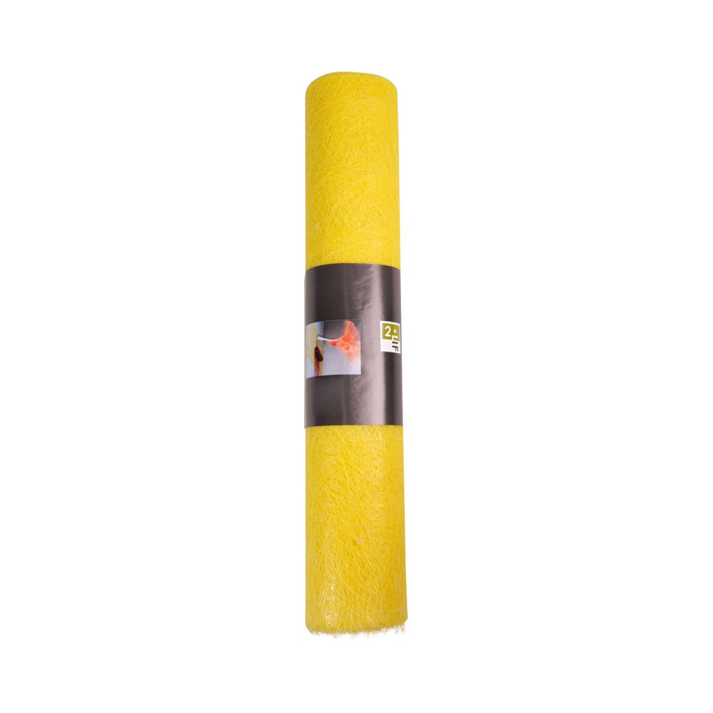 Decoweb Tafelband geel 60cmx25mtr