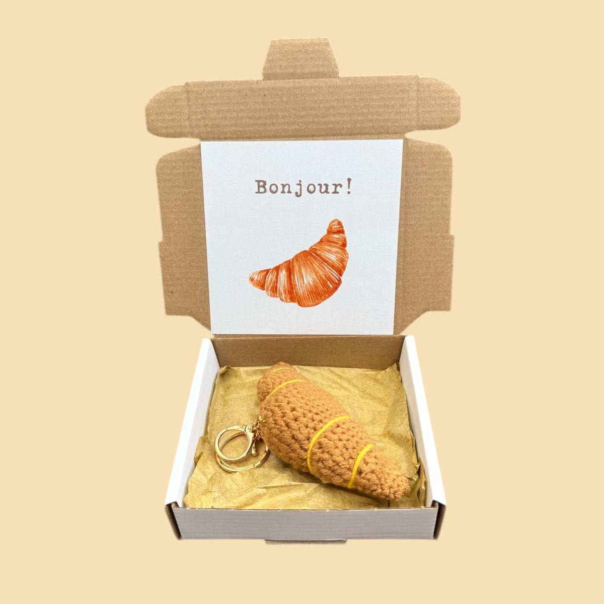 Doosje bonjour croissant