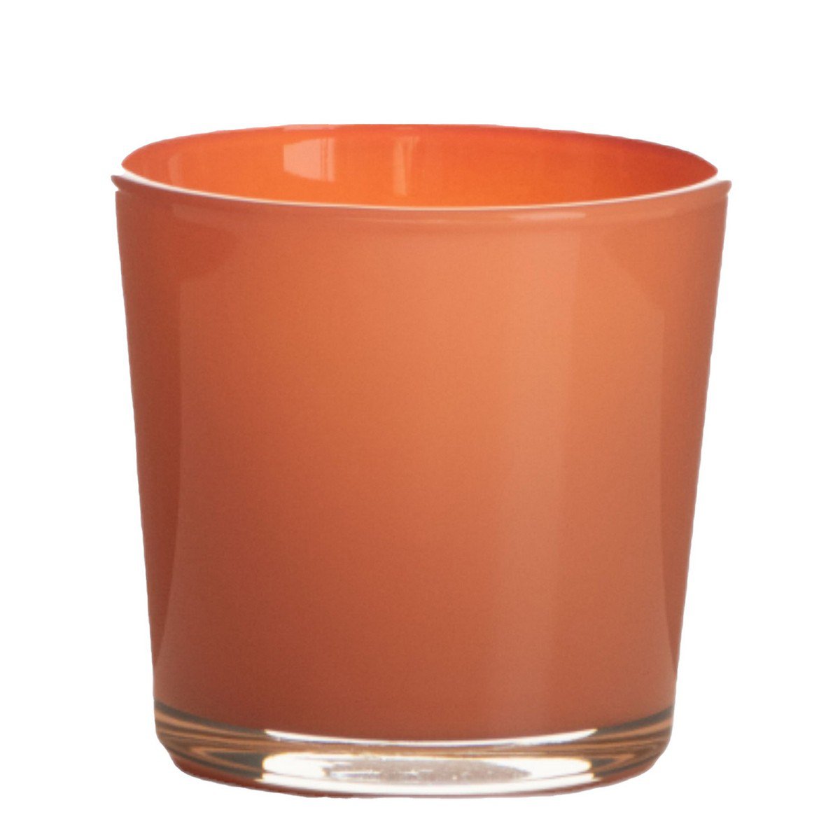 Conner Planter Glass regulier abrikoos oranje h12,5 d14,5