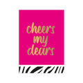 Kaart Cheers my dears, per 10 stuks