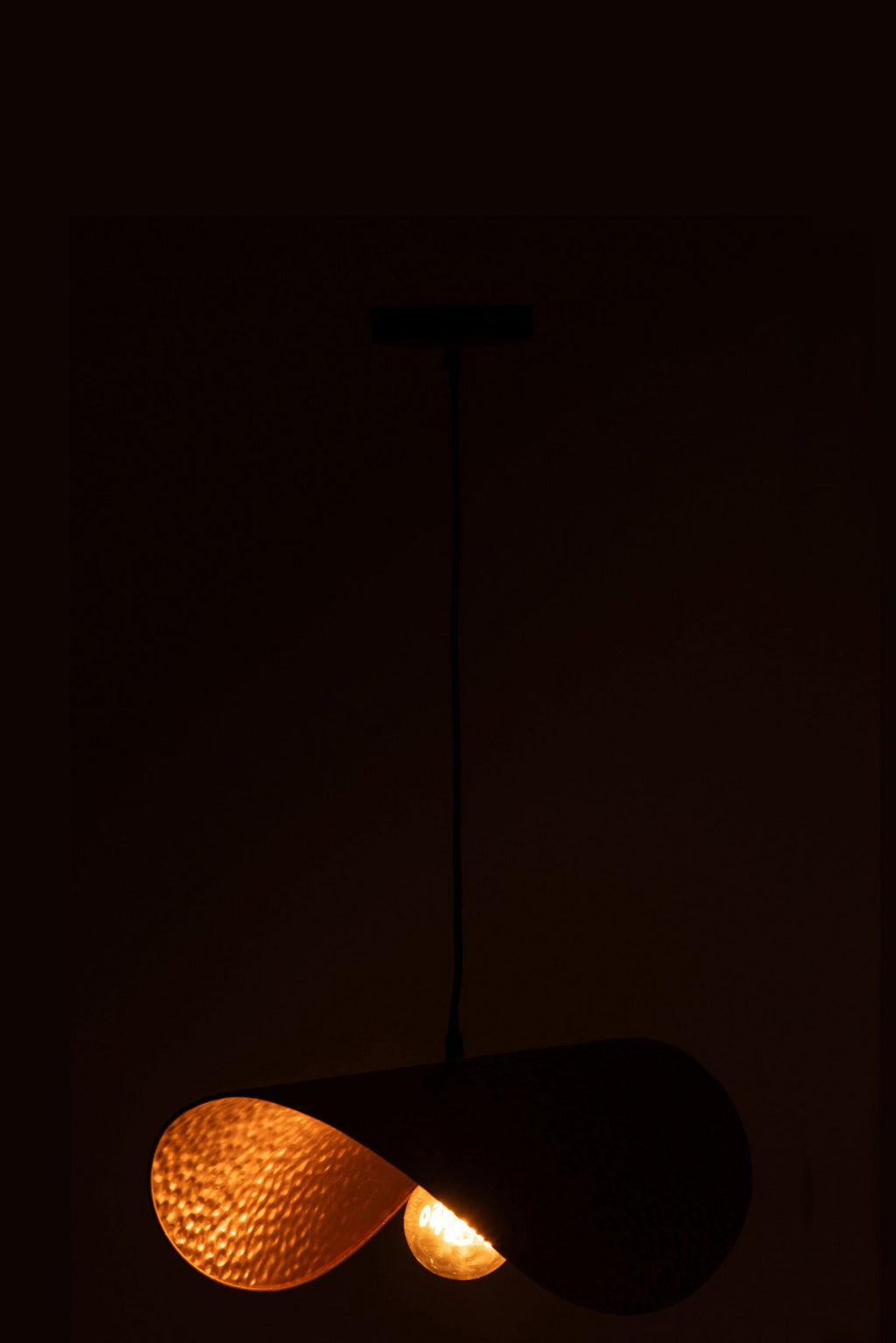 J-Line Plafondlamp - metaal - goud - small