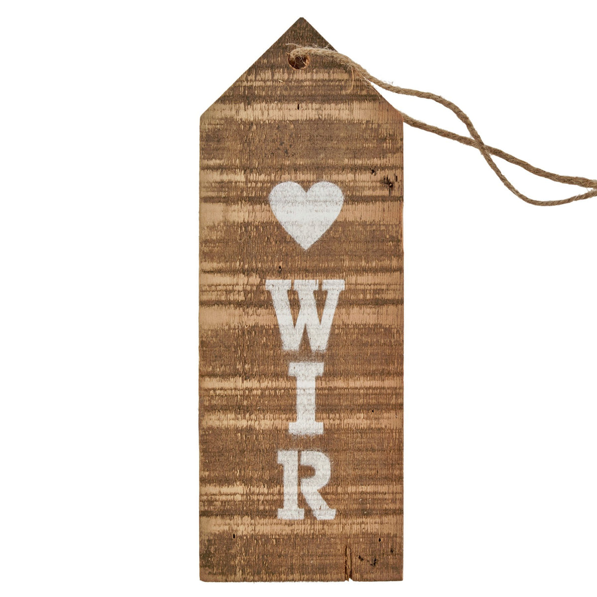 Bord hout -WIR- 28x10cm natuur