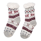 Kerstsokken set van 12 one size Meerkleurig Synthetisch Hert