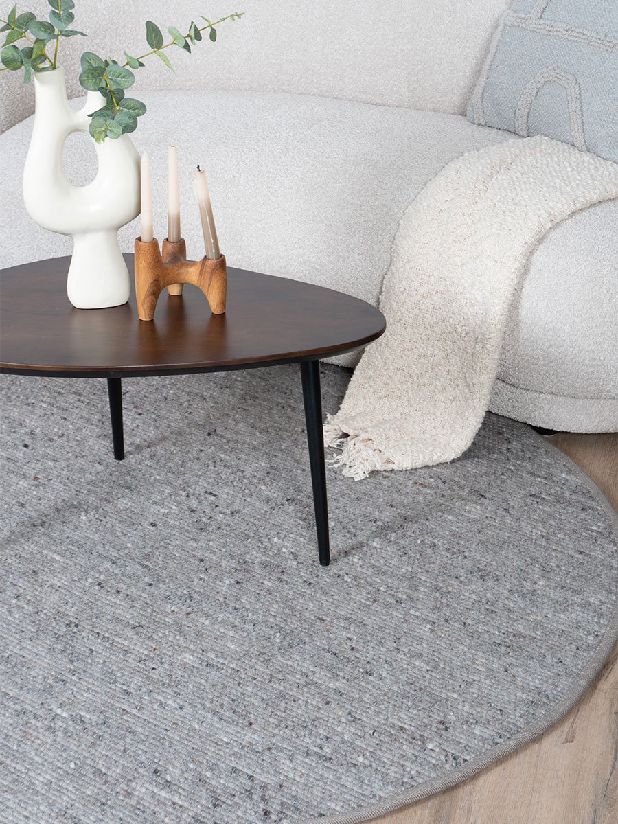 Vloerkleed Scott Taupe Rond ø160 cm