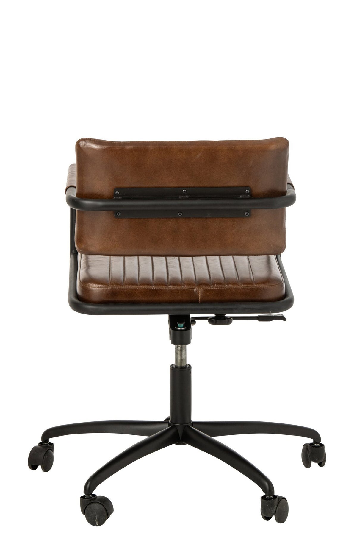 J-Line Bureaustoel - leer - bruin