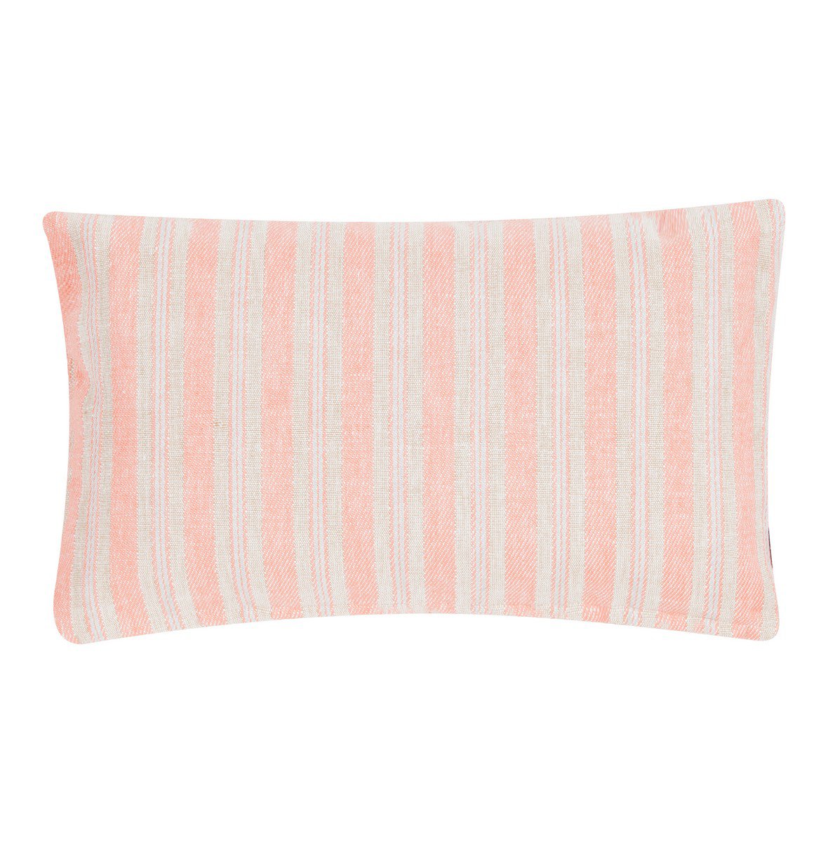 Nieuw Linnen Streep Coral Haze Kussen 30x50 cm