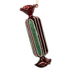 Kersthanger Ø 4x15 cm Rood Glas
