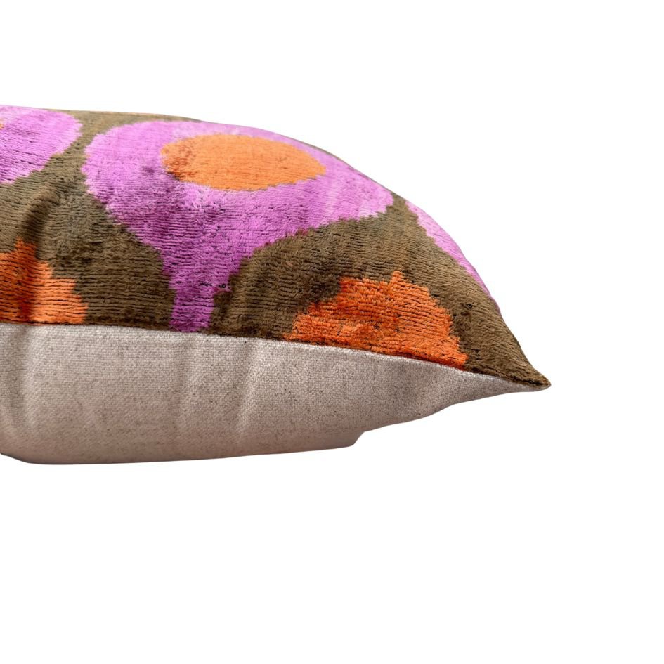 Velvet Ikat Kussen Edgy 50x50 cm