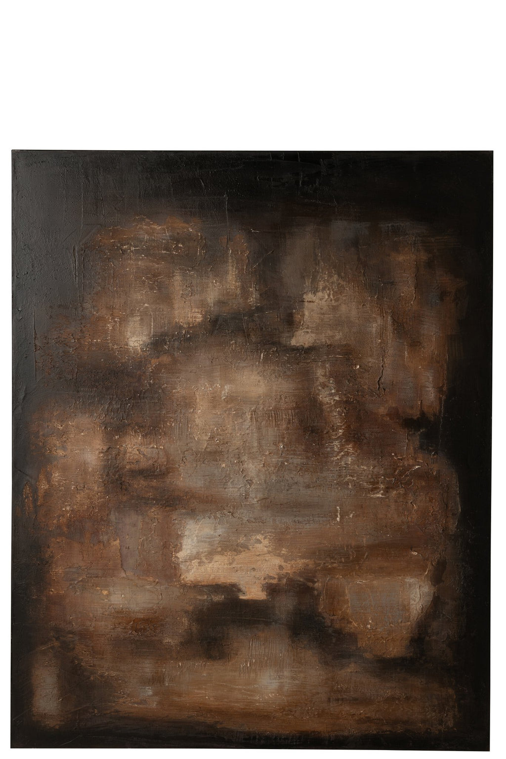 J-Line schilderij Duister - hout - bruin